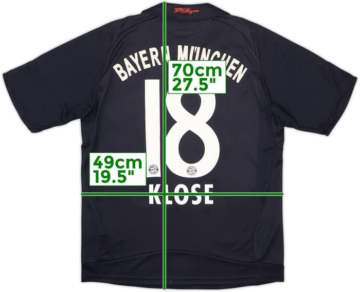 2008-09 Bayern Munich Away Shirt Klose #18 - 7/10 - (XL.Boys)