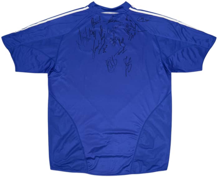 2004-05 Schalke Signed Home Shirt - 7/10 - (XL)