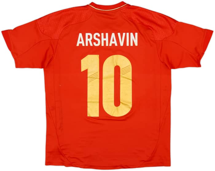 2012-14 Russia Home Shirt Arshavin #10 - 5/10 - (L.Boys)