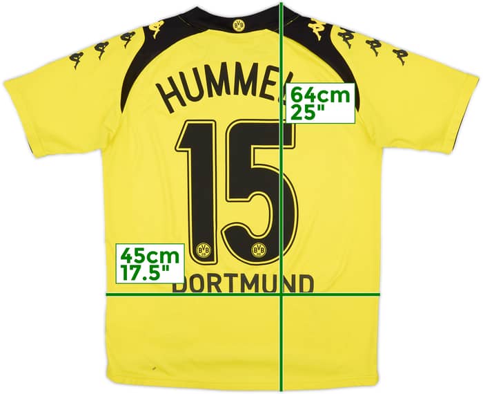 2009-10 Borussia Dortmund Home Shirt Hummels #15 - 6/10 - (Y)