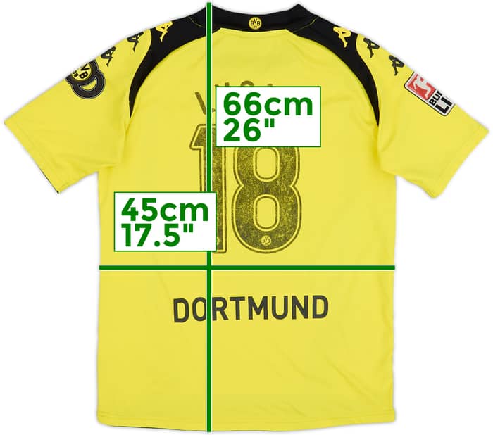 2013-14 Borussia Dortmund Home Shirt Lucas #18 - 5/10 - (13-14 Years)