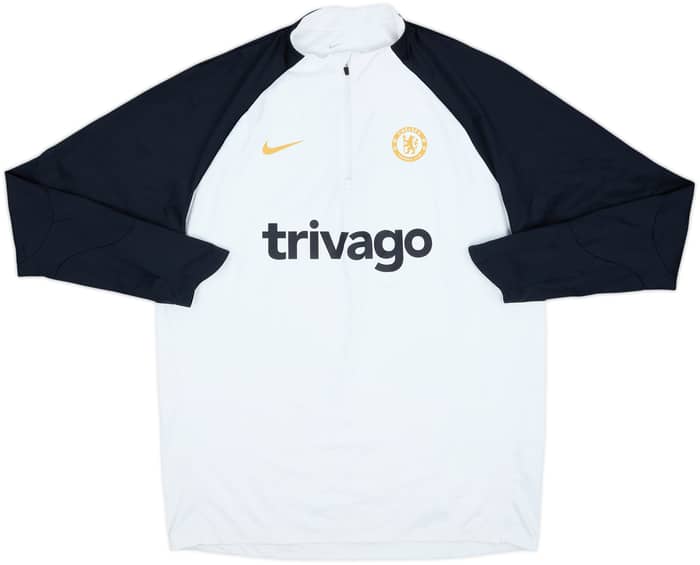 2023-24 Chelsea Nike 1/4 Zip Drill Top - 5/10 - (L)