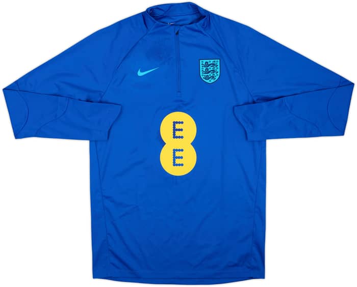2022-23 England Nike 1/4 Zip Drill Top - 8/10 - (M)