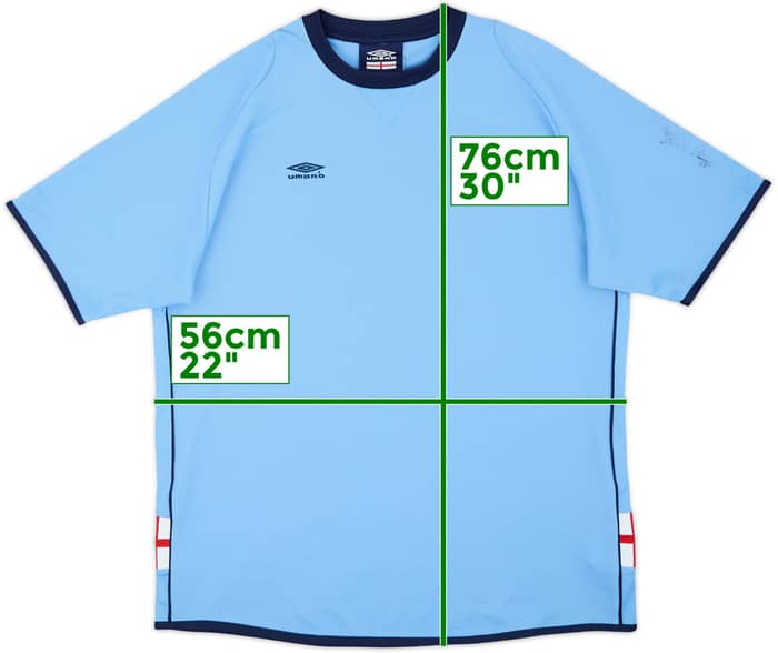 2000-01 England Umbro Training Shirt - 6/10 - (L)