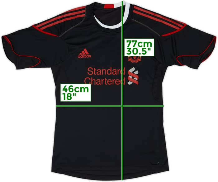 2010-11 Liverpool adidas Formotion Training Shirt - 9/10 - (M)