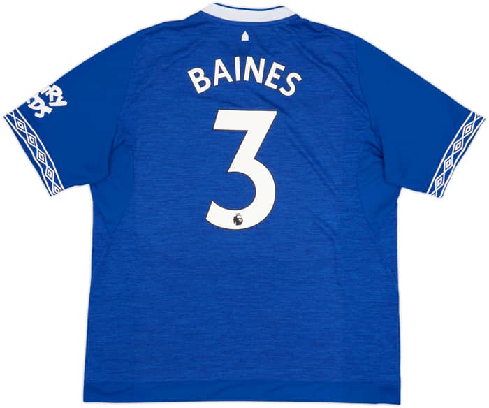 2018-19 Everton Home Shirt Baines #3 - 10/10 - (XXL)