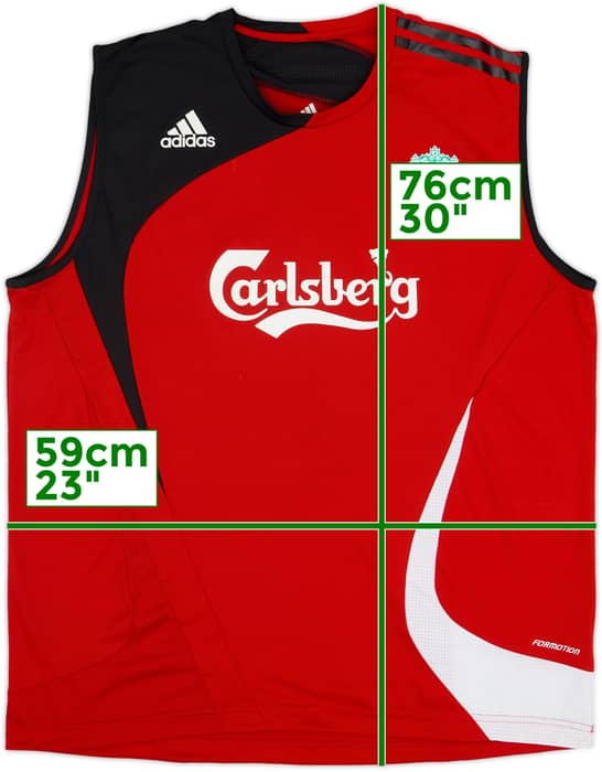 2007-08 Liverpool adidas Formotion Training Shirt - 8/10 - (XL)