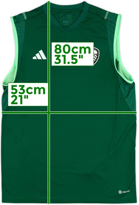 2022-23 Leeds adidas Training Vest - 10/10 - (L)