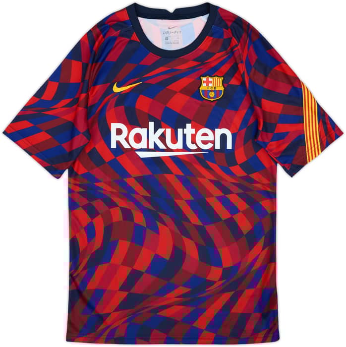 2020-21 Barcelona Nike Camiseta de Entrenamiento - 9/10 - (S)