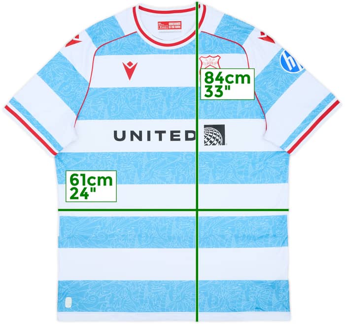 Camiseta de la tercera equipación del Wrexham 2025-26 - 8/10 - (3XL)