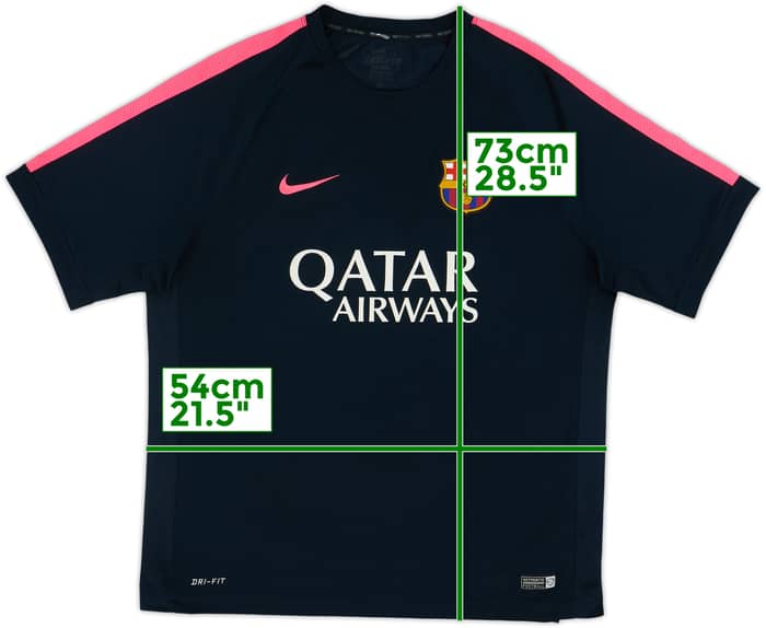 2014-15 Barcelona Nike Training Shirt - 8/10 - (XL)