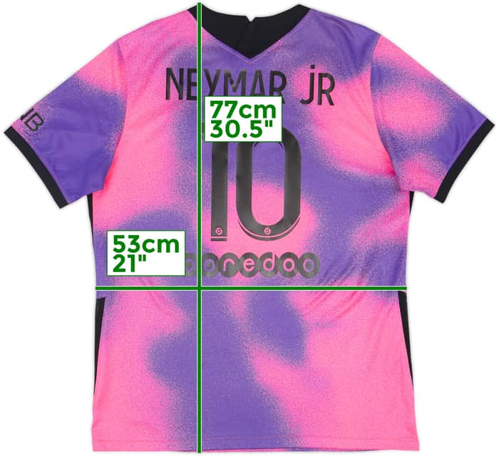 2020-21 Paris Saint-Germain Fourth Shirt Neymar Jr #10 - 8/10 - (L)