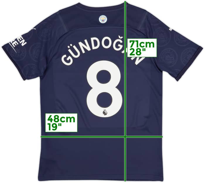 2021-22 Manchester City Third Shirt Gundogan #8 - 10/10 - (M)