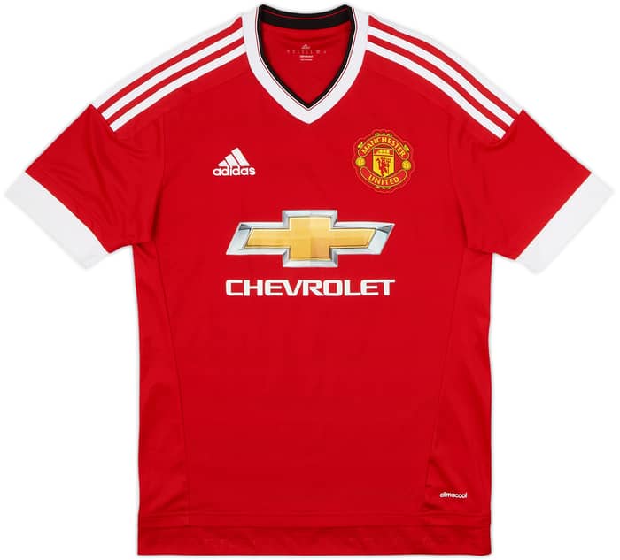2015-16 Manchester United Home Shirt Pogba #6 - 9/10 - (S)