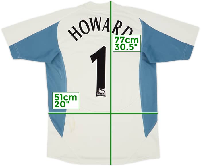 2004-05 Manchester United GK S/S Shirt Howard #1 - 7/10 - (M)