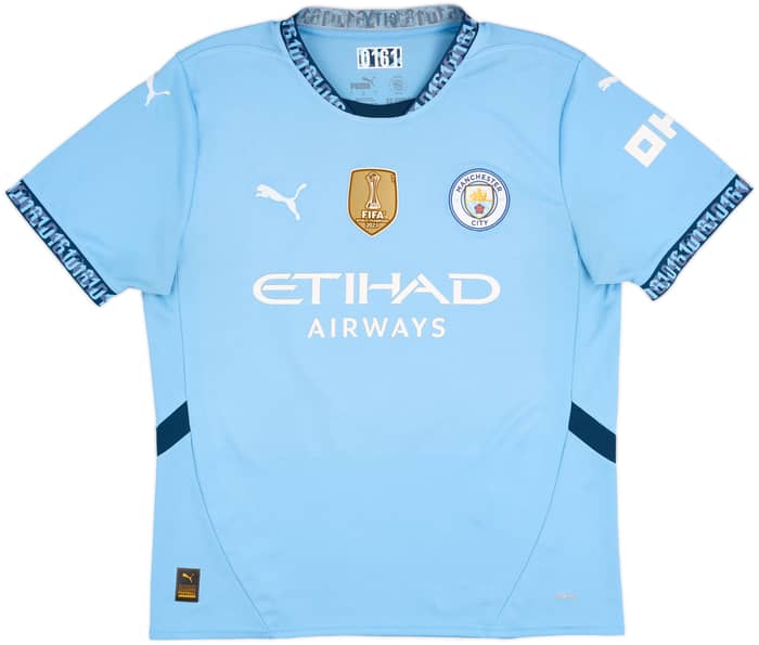2024-25 Manchester City Home Shirt Haaland #9 - 6/10 - (L)