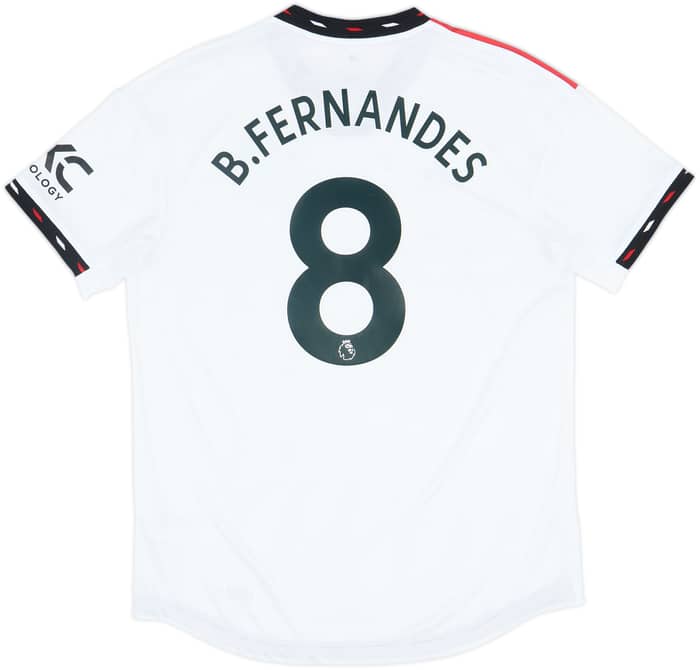 2022-23 Manchester United Authentic Away Shirt B.Fernandes #8 - 8/10 - (L)