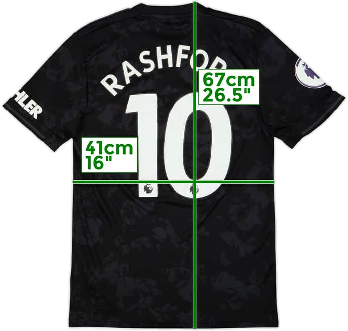 2019-20 Manchester United Camiseta de Tercera Rashford #10 - 8/10 - (S)
