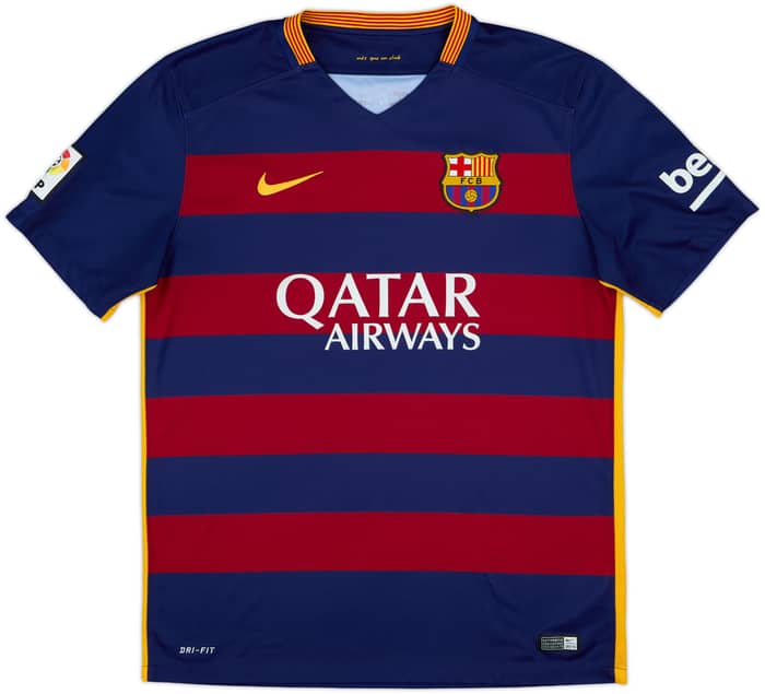 2015-16 Barcelona Home Shirt Messi #10 - 5/10 - (L)