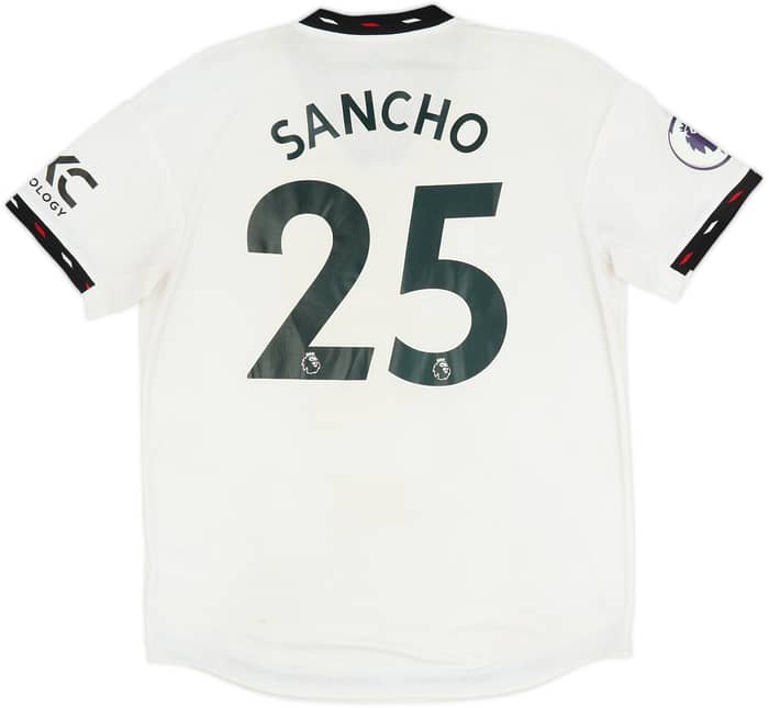 2022-23 Manchester United Authentic Away Shirt Sancho #25 - 5/10 - (L)