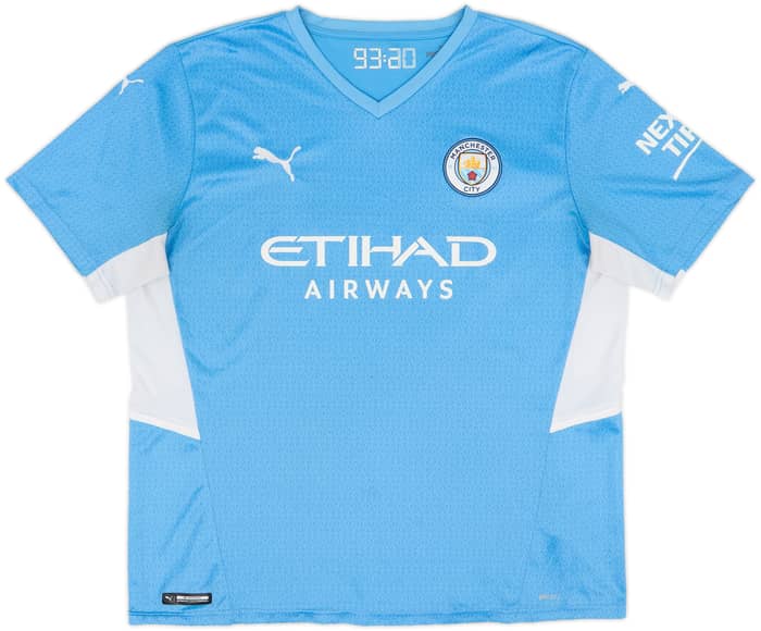 2021-22 Manchester City Home Shirt Foden #47 - 8/10 - (XL)