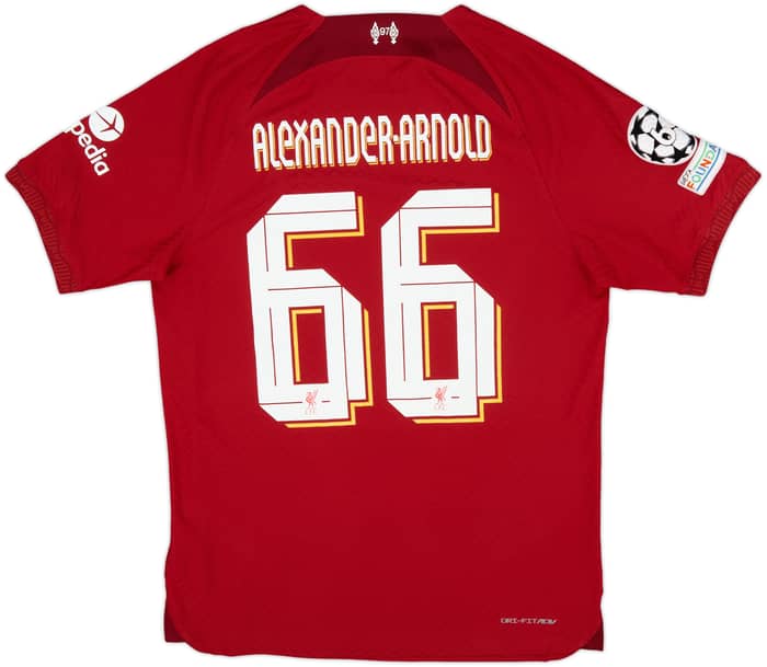 2022-23 Liverpool Authentic Home Shirt Alexander-Arnold #66 - 7/10 - (M)
