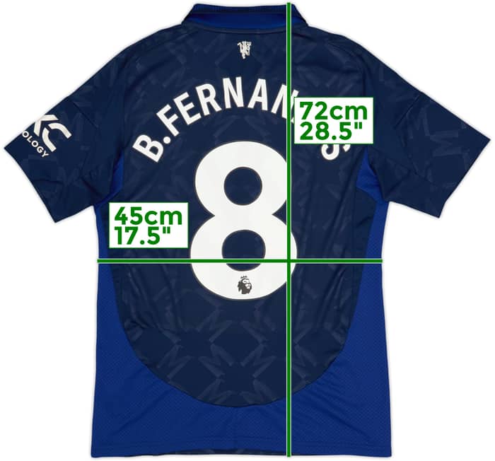 2024-25 Manchester United Away Shirt B.Fernandes #8 - 8/10 - (S)