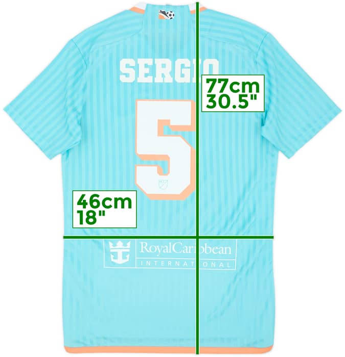 2024-25 Inter Miami Third Shirt Sergio #5 - 9/10 - (S)