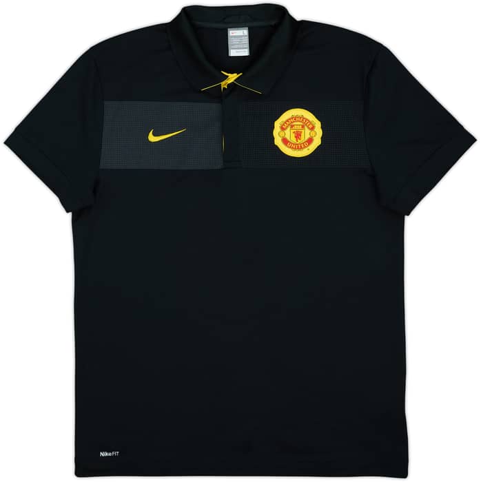 2009-10 Manchester United Nike Polo Shirt - 9/10 - (L)
