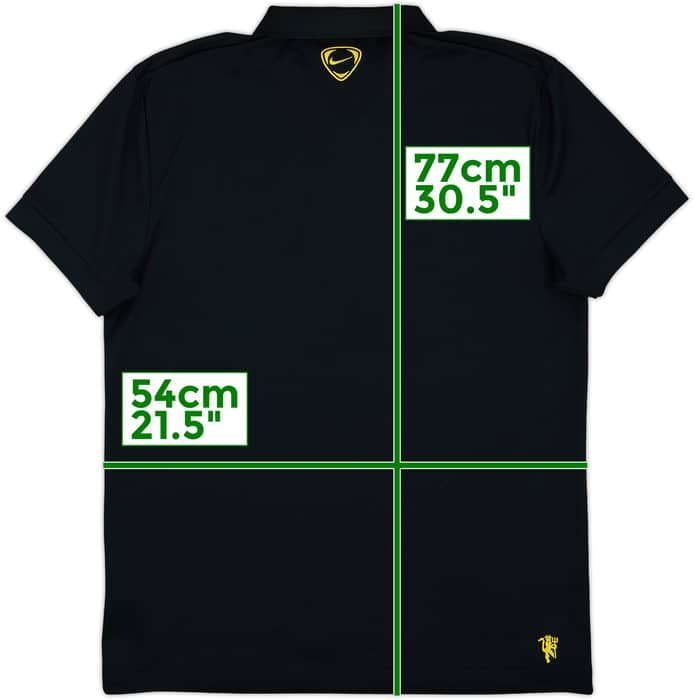 2009-10 Manchester United Nike Polo Shirt - 9/10 - (L)