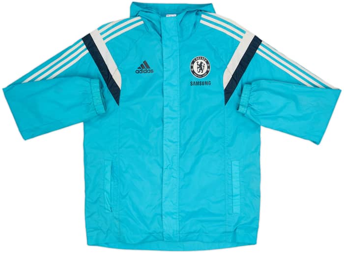 2014-15 Chelsea adidas Hooded Rain Jacket - 7/10 - (M)