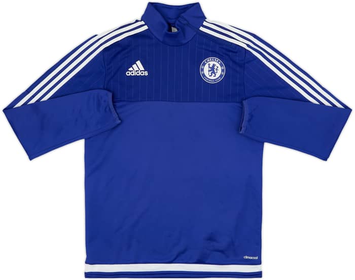 2015-16 Chelsea adidas 1/4 Zip Training Top - 8/10 - (S)