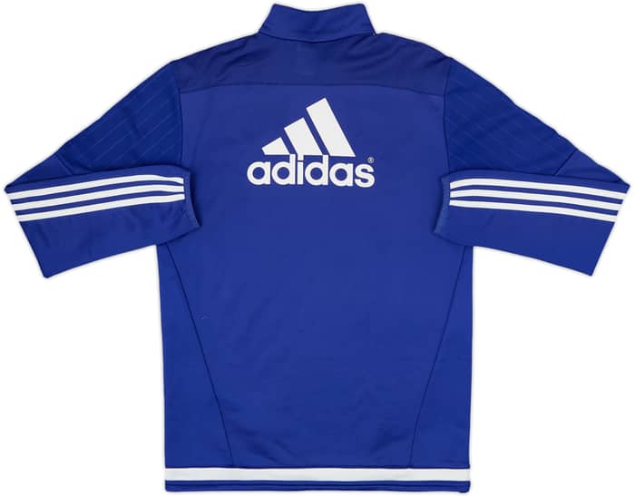 2015-16 Chelsea adidas 1/4 Zip Training Top - 8/10 - (S)