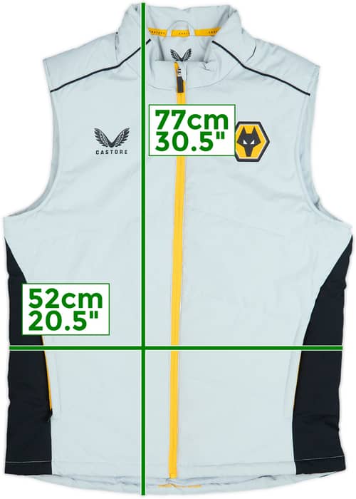 2022-23 Wolves Castore Padded Gilet - 8/10 - (S)