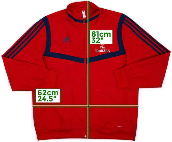 2019-20 Arsenal adidas Track Jacket - 7/10 - (XL)