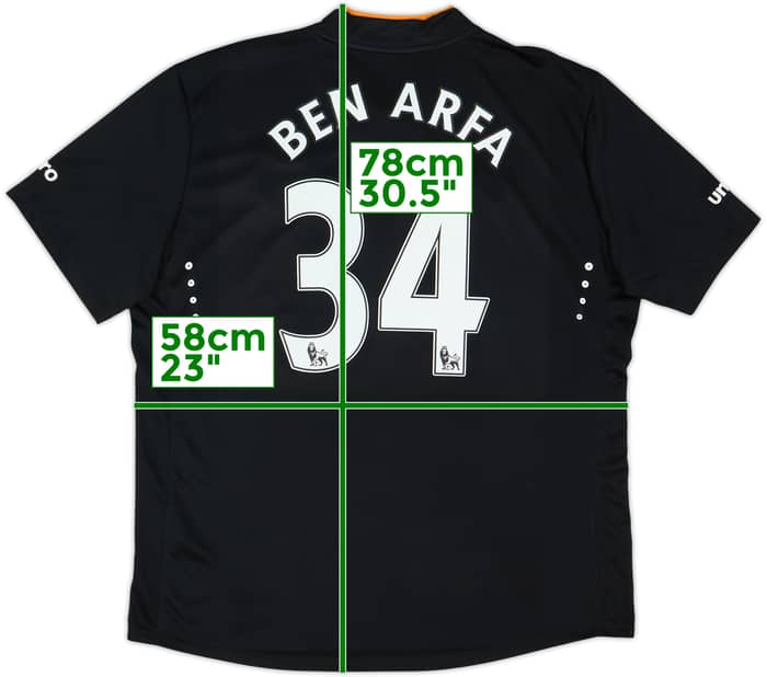 2014-15 Hull City Away Shirt Ben Arfa #34 - 8/10 - (XL)