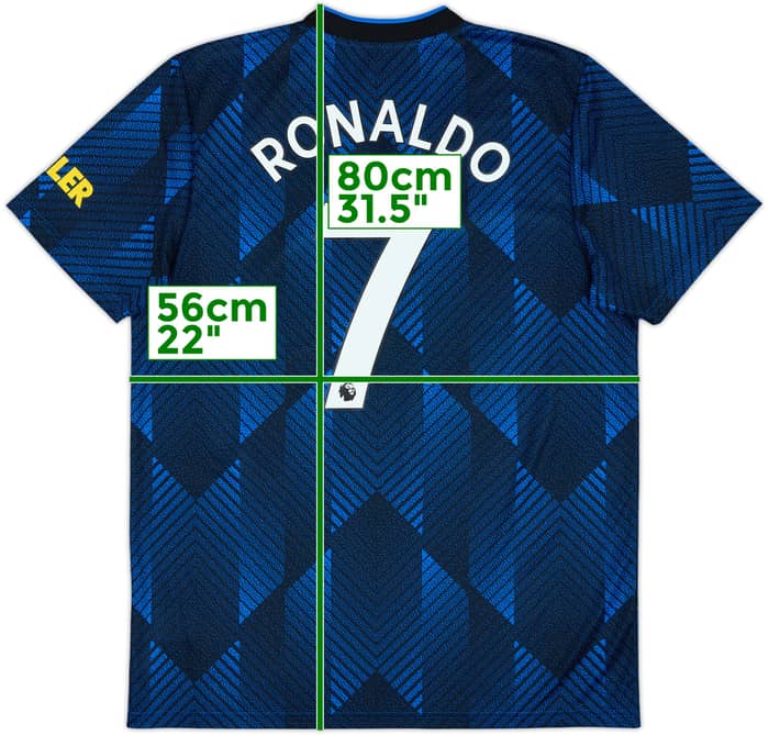2021-22 Manchester United Third Shirt Ronaldo #7 - 8/10 - (L)