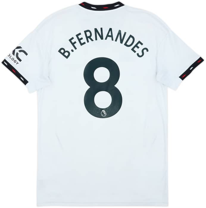 2022-23 Manchester United Away Shirt B.Fernandes #8 - 8/10 - (M)