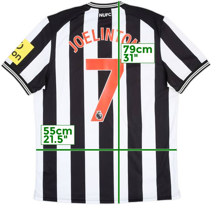 2023-24 Newcastle Home Shirt Joelinton #7 - 8/10 - (XL)