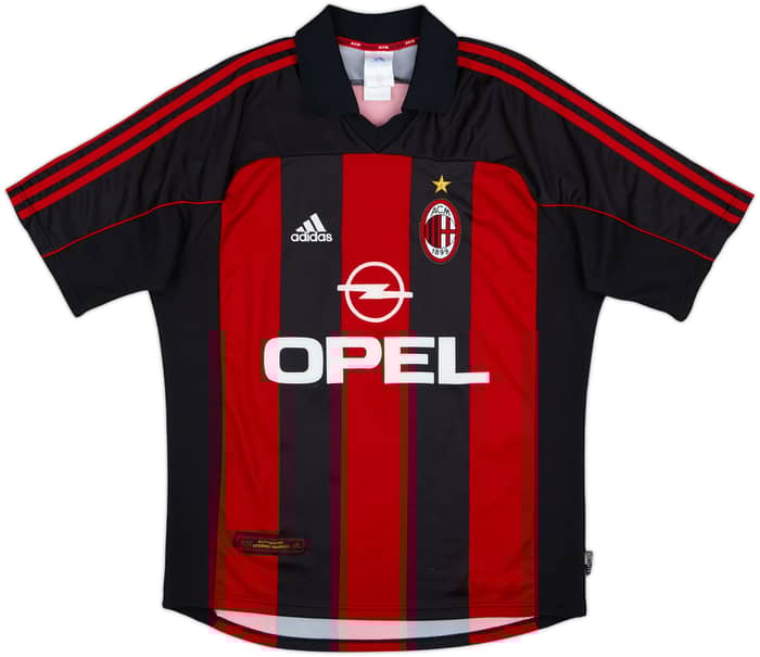 2000-02 AC Milan Home Shirt Shevchenko #7 - 8/10 - (M)