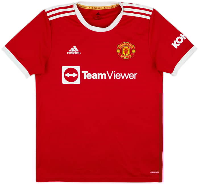 2021-22 Manchester United Home Shirt Sancho #25 - 5/10 - (M)