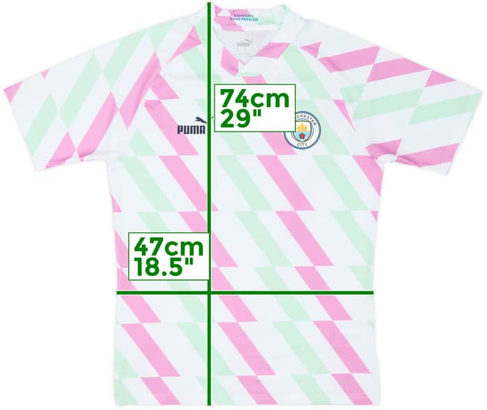 2022-23 Manchester City Puma Pre-Match Training Shirt - 10/10 - (M)
