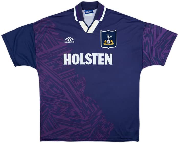 1994-95 Tottenham Away Shirt Sheringham #10 - 6/10 - (XL)