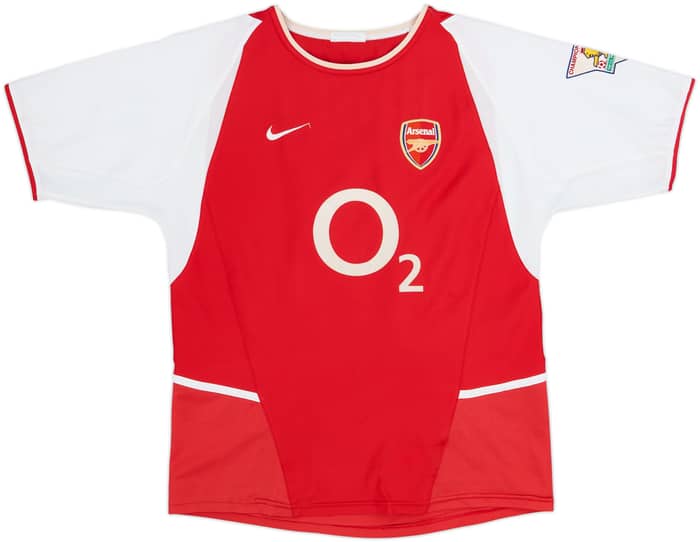 2002-04 Arsenal Home Shirt Henry #14 - 6/10 - (XL.Boys)
