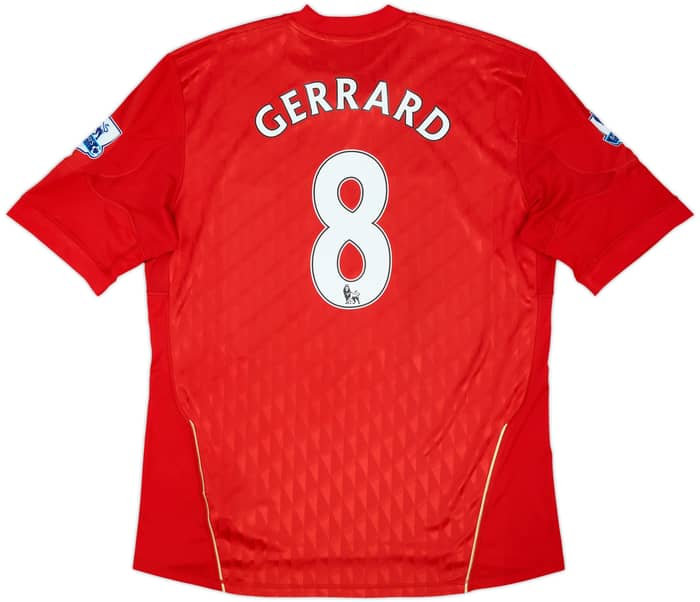 2010-12 Liverpool Camiseta local Gerrard #8 - 8/10 - (XL)