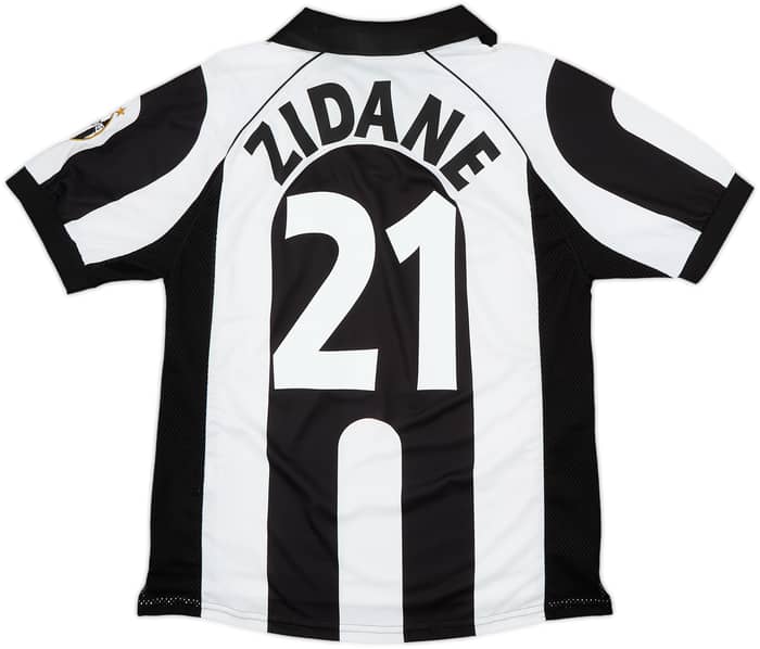 1997-98 Juventus Centenary Home Shirt Zidane #21 - 8/10 - (M)