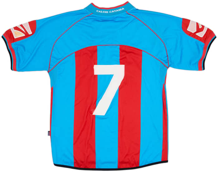 Camiseta de local del Catania 2005-07 Juvenil Versión de jugador #7
