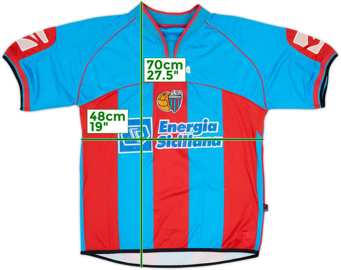 Camiseta de local del Catania 2005-07 Juvenil Versión de jugador #7