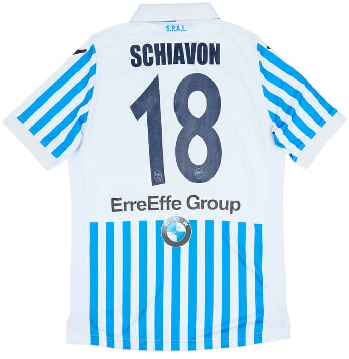 Camiseta de local del SPAL 2017-18 Schiavon #18 - 5/10 - (L)