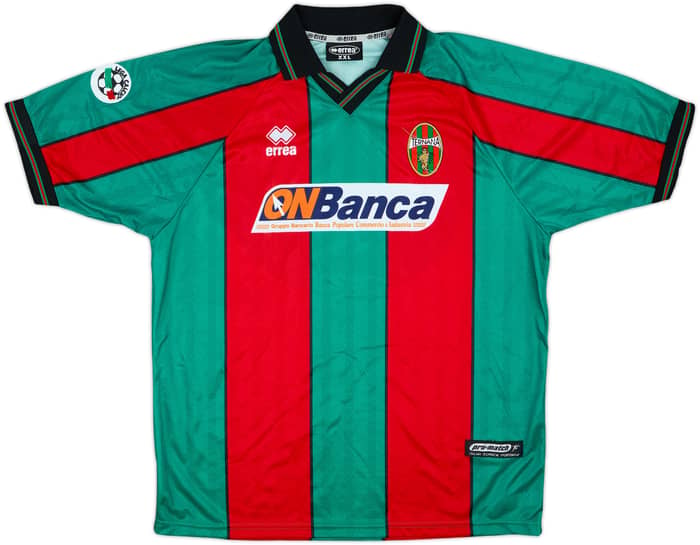 2000-01 Ternana Home Shirt Sciarretta #9 - 8/10 - (XXL)